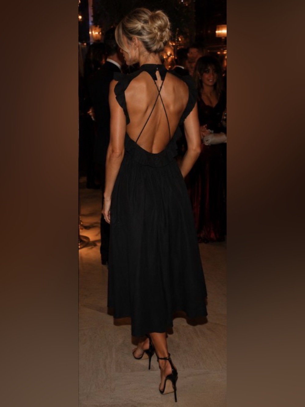 backless pinafore dress Ulla Johnson Willa Browse more black velvet badge:most-loved Deep Plunge Bra Bridal Color:Custom Color（leaving a note）